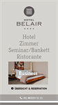 Mobile Screenshot of belair-hotel.ch